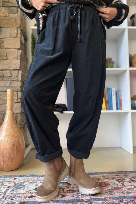 Stanley Baby Cord Jogger Black /10=